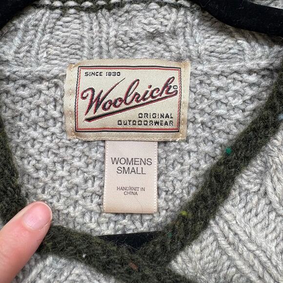 Vintage Woolrich Patchwork Wool Sweater Women’s S‎ - Picture 3 of 5